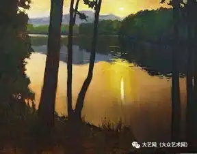 大众艺术网调性主义者捕捉到的闪烁光芒美国女画家janschmuckal风景油画作品
