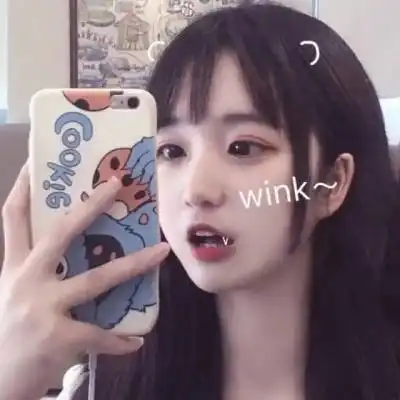 粉色控韩系少女头像2020新款高清真人软妹头像
