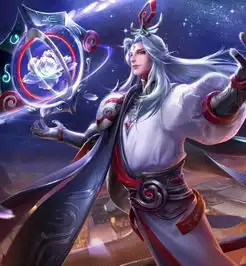 热门游戏王者荣耀美图明世隐的魔法球好高端的样子
