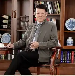 春秋季中年男士夹克衫中老年男装薄款立领休闲外套4050岁父亲装
