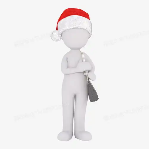 3d红帽立体小人背着铆钉包png图片素材免费下载立体png19201920像素
