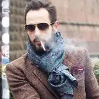 颓废喝酒头漫画头像微信头像图片大全
