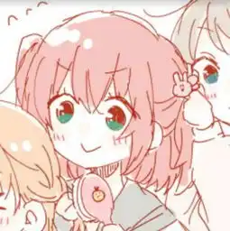 二次元三人闺蜜头像愿你如天上星星,永灿烂,长安宁