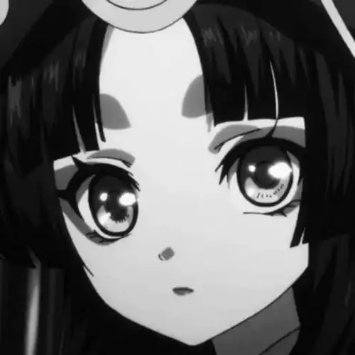 动漫头像压抑到极致的黑白系列
