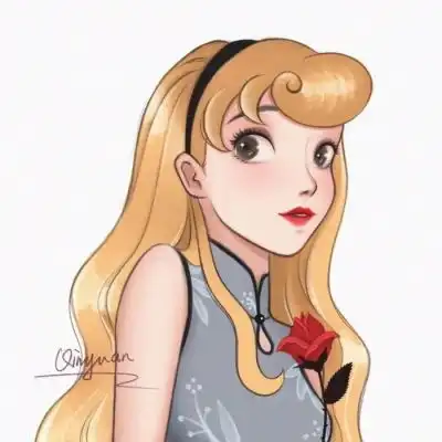 沈辞精致手绘迪士尼公主头像女生头像我要个性网
