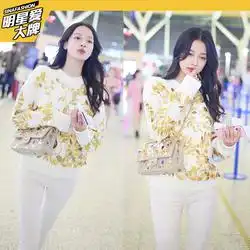 明星爱大牌辣妈孙怡清新搭配穿出满满少女感
