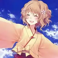 闪亮的卡哇伊卡通女生头像
