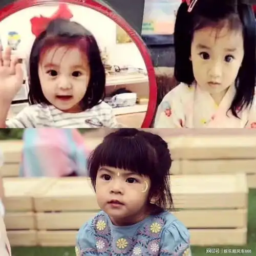 贾静雯三个女儿当花童,小女儿颜值好高,好像混血小美女
