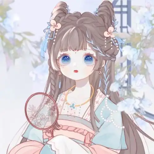 微信头像古风动漫闺蜜头像,可爱又仙气
