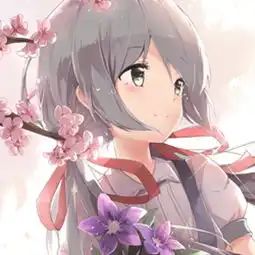 二次元女头总有些牵挂旧的像伤疤
