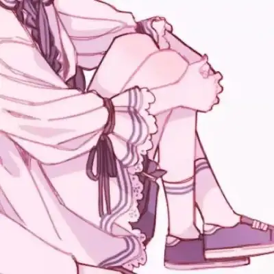 动漫女孩头像漂亮唯美下半身二次元可爱女头像
