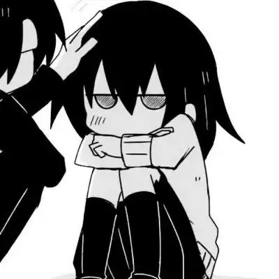 黑白旧漫情侣头像我比任何人都喜欢你可我不如任何人
