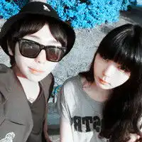 冷漠动漫女生头像好闺蜜一辈子姐妹花qq个性头像
