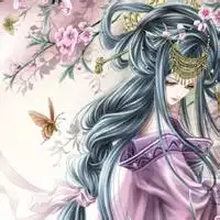 唯美韩国动漫qq头像女生长发图片
