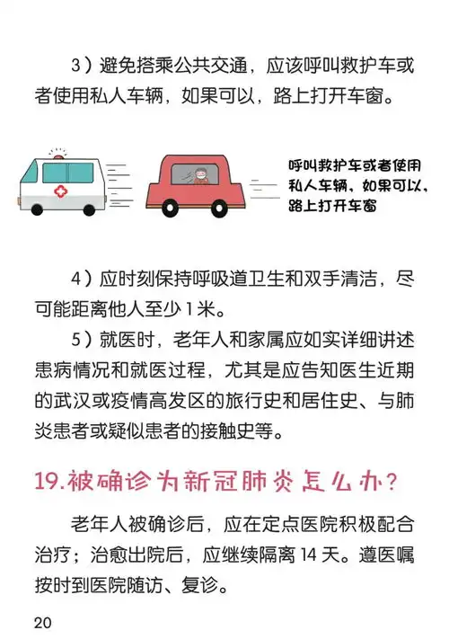 老年人新型冠状病毒防护问答漫画版
