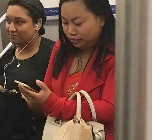 凤姐现身美国地铁被偶遇,模样消瘦气质提升,近照神似蔡依林
