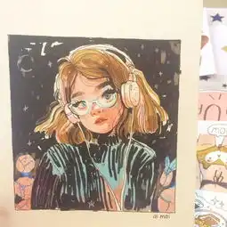 插画粉与薄荷蓝清甜的复古味