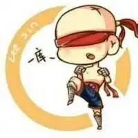 盲仔萌图微信头像神拳盲僧帅气头像
