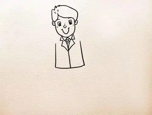 让我们拿出纸和笔,为爸爸画一个微信头像
