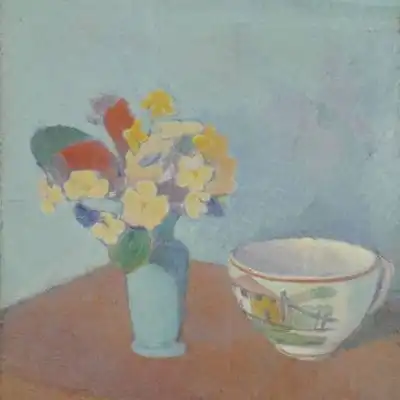 油画风插画
