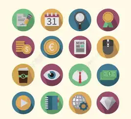 16款圆形商务图标矢量素材模板免费下载ai格式编号17188949千图网
