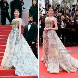 戛纳电影节女星最全生图对比,只有这两位不靠修图
