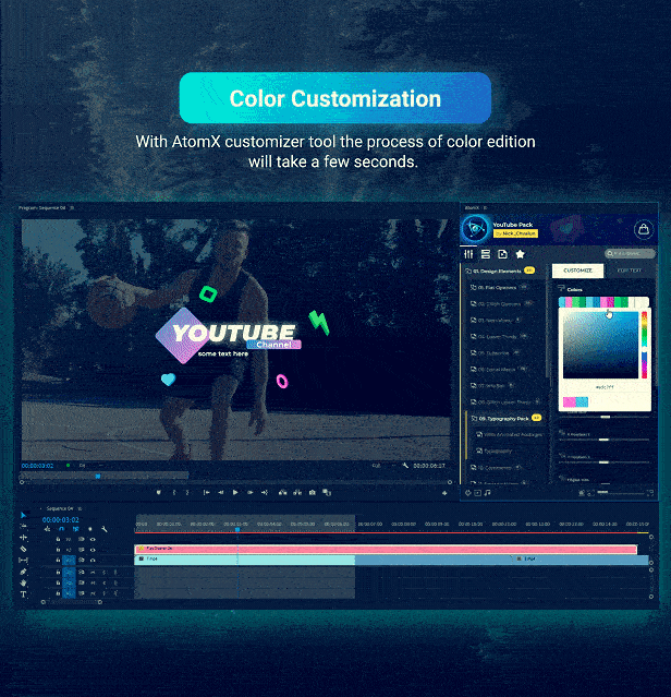 9月升级版pratomx插件一键生成转场文字动画调色滤镜音效
