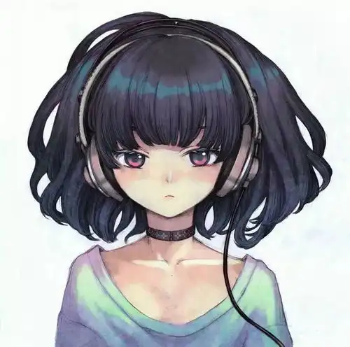 戴上耳机听着音乐,全世界与我无关
