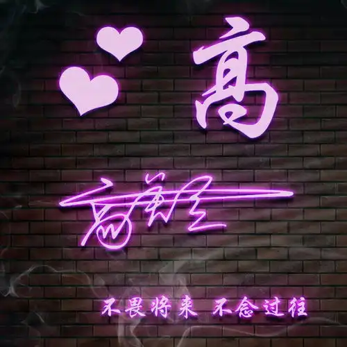 你该换头像了,十几张特效唯美姓氏签名头像,3d质感立体风格
