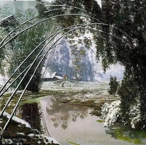中国田园风油画太经典,美醉了
