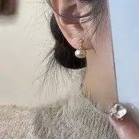 trendolla时尚耳饰trendollas925银针红铃铛耳圈红色耳环女韩国气质网红耳坠女耳饰品多少钱
