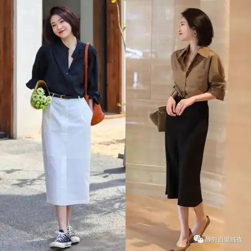 夏天的女神范穿搭,用半身裙来勾勒尽显温柔与浪漫气息
