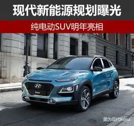 现代新能源规划曝光纯电动suv明年亮相
