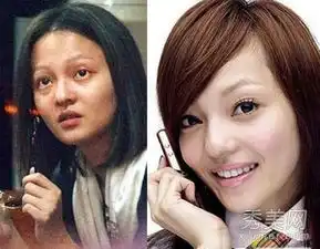 女星卸妆照美丑对比海清周迅变女鬼
