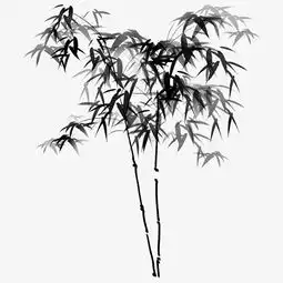 古风意境水墨竹子插画图片素材其他格式下载动漫人物大全
