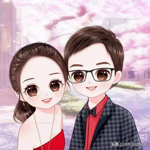 换个头像吧,甜美可爱的卡通情侣头像,满眼都是爱
