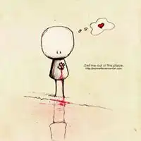 伤痕累累流泪的头像女生小清新微信头像图片大全
