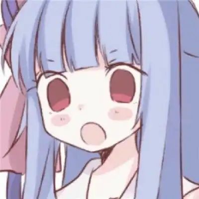紫色系动漫女生头像
