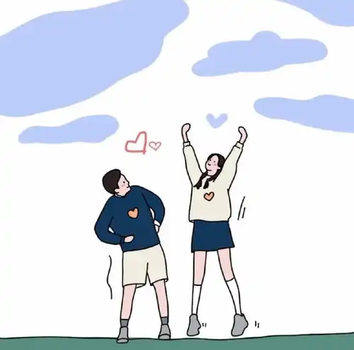 情侣头像生活里还是有个喜欢的人才有意思
