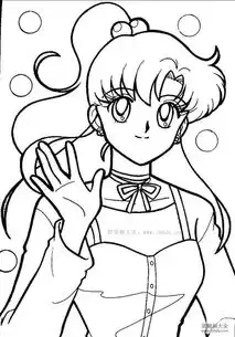动漫人物美少女战士简笔画图片
