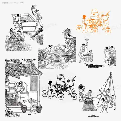 古代酿醋工艺png图片素材免费下载古代png10001001像素
