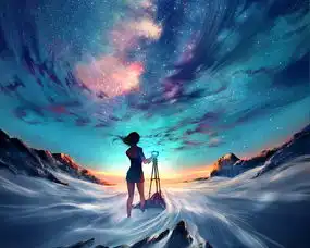 二次元超清风景图,来养养眼吧
