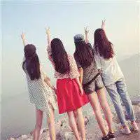 闺蜜四人专属背影头像微信头像图片大全
