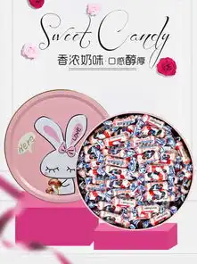 大白兔奶糖礼盒500g喜糖果小零食圣诞节糖果女生朋友闺蜜生日礼物
