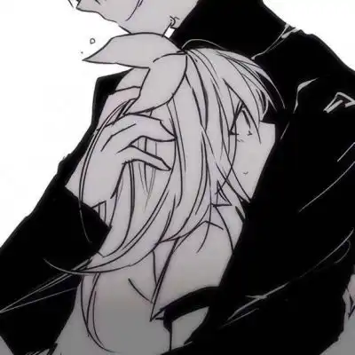 江孑黑白二次元动漫情头
