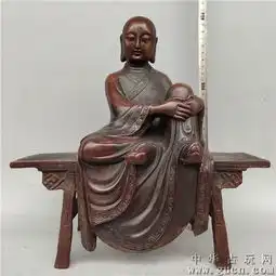 老铜胎佛像板凳佛一尊ywx52930克
