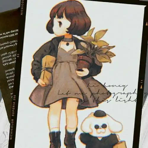 千鹤封面动漫女生插画喜欢一个卡通动漫头像我要个性网
