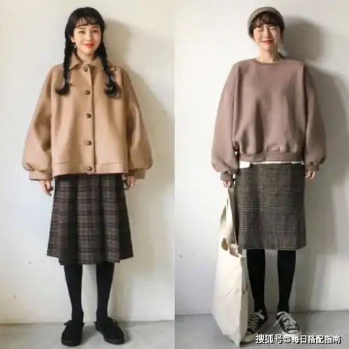 天冷了也要穿裙子,分享18套可爱的软妹系裙装搭配,减龄显气质
