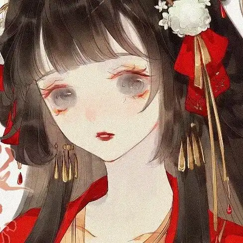 一眼爱上的男女生古风动漫头像
