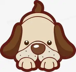 小狗狗图案卡通可爱小狗png图片素材免费下载png格式熊猫办公
